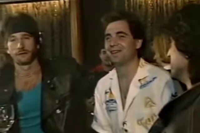    Игорь Тальков и признанный судом его убийца – Валерий Шляфман.