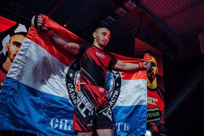     Мукумов Мухаммадамин. Фото: пресс-служба Федерации ММА Самарской области.