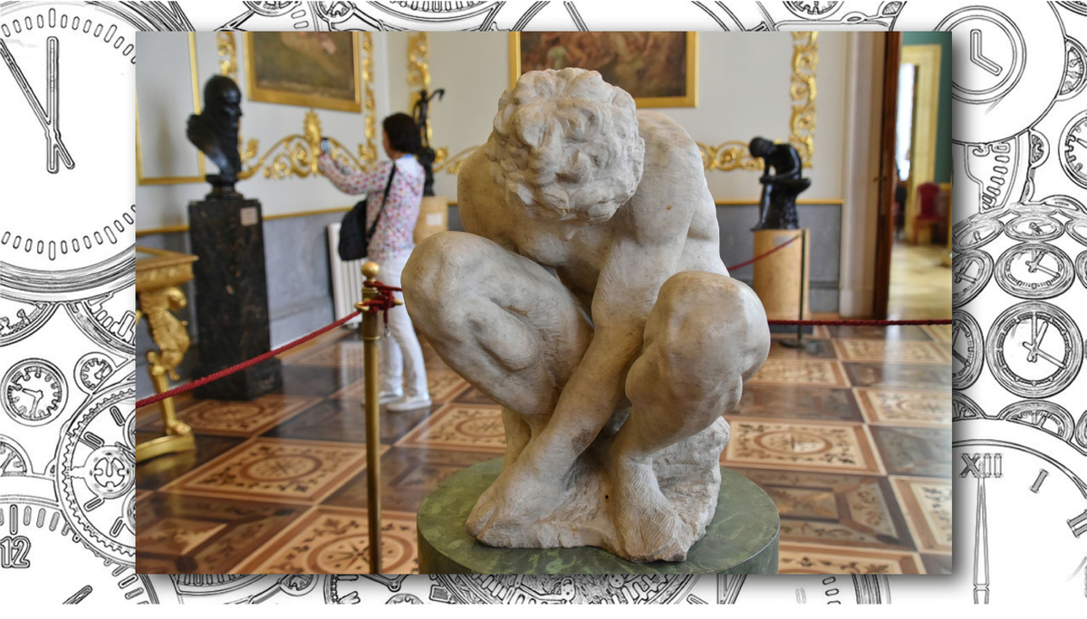  Микеланджело Буонарроти "Скорчившийся мальчик"