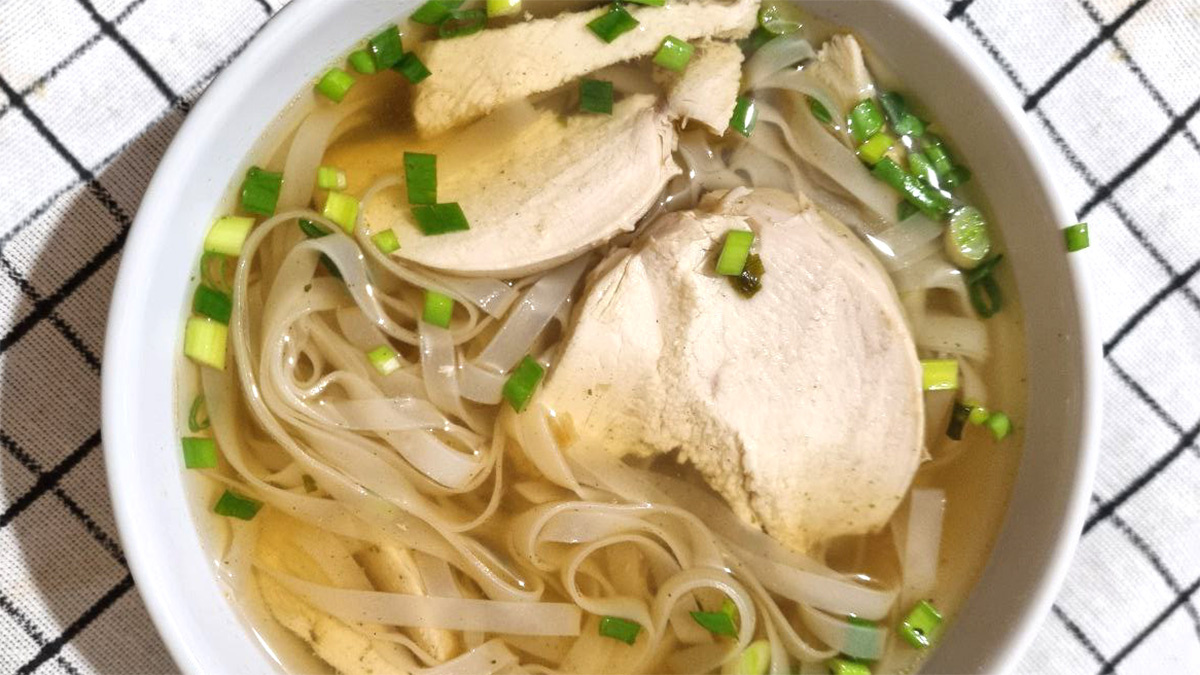 Суп с куриной грудкой 30 гр белка в порции