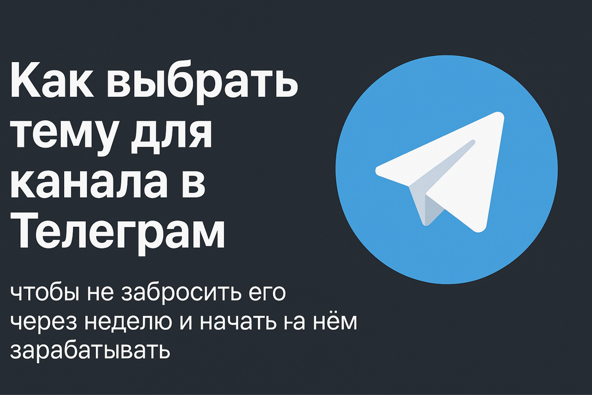 Как выбрать тему для канала в Телеграм