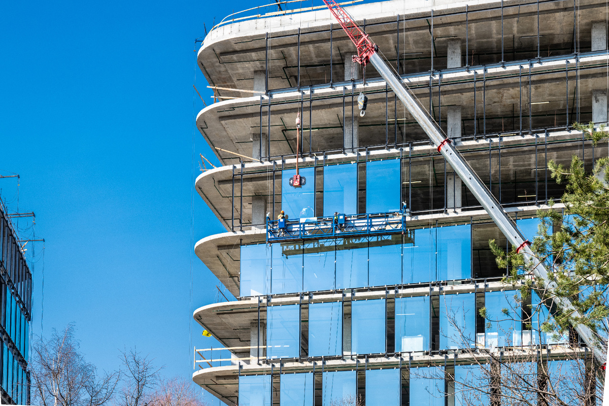 Бизнес-центр Upside Kuntsevo на Молдавской улице