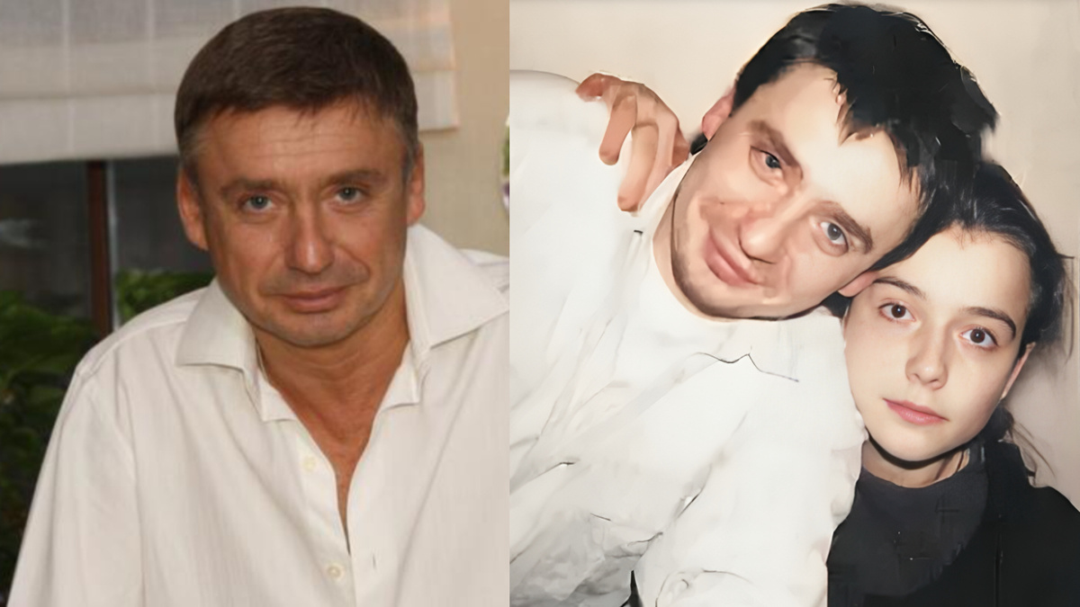 Антон Табаков, справа - с Екатериной Семёновой