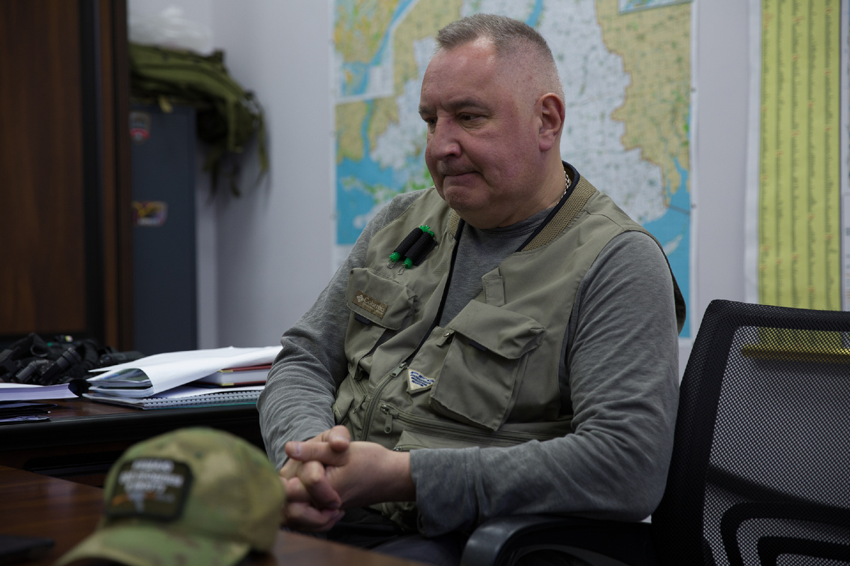 Дмитрий Рогозин. Фото: ЦуТэй, боец Отряда ЦСН БАРС САРМАТ, специально для канала height=800px width=1200px