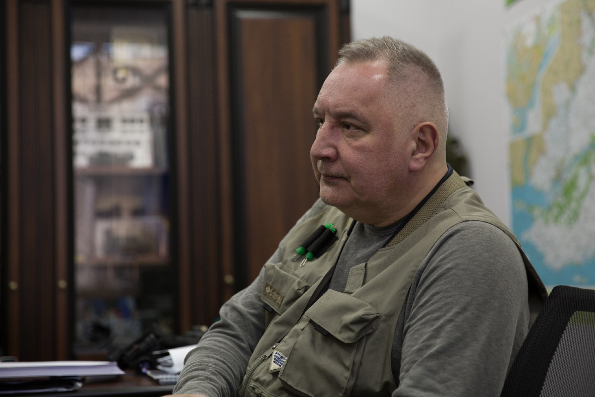 Дмитрий Рогозин. Фото: ЦуТэй, боец Отряда ЦСН БАРС САРМАТ, специально для канала height=800px width=1200px