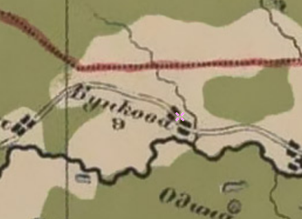 Фрагмент карты Стрельбицкого.