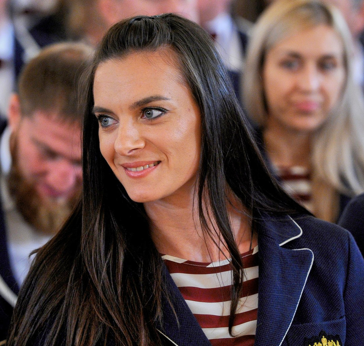 Елена Исинбаева, российская прыгунья с шестом. Авторство: Russian Presidential Press and Information Office. Kremlin.ru, CC BY 4.0, https://commons.wikimedia.org/w/index.php?curid=50404584