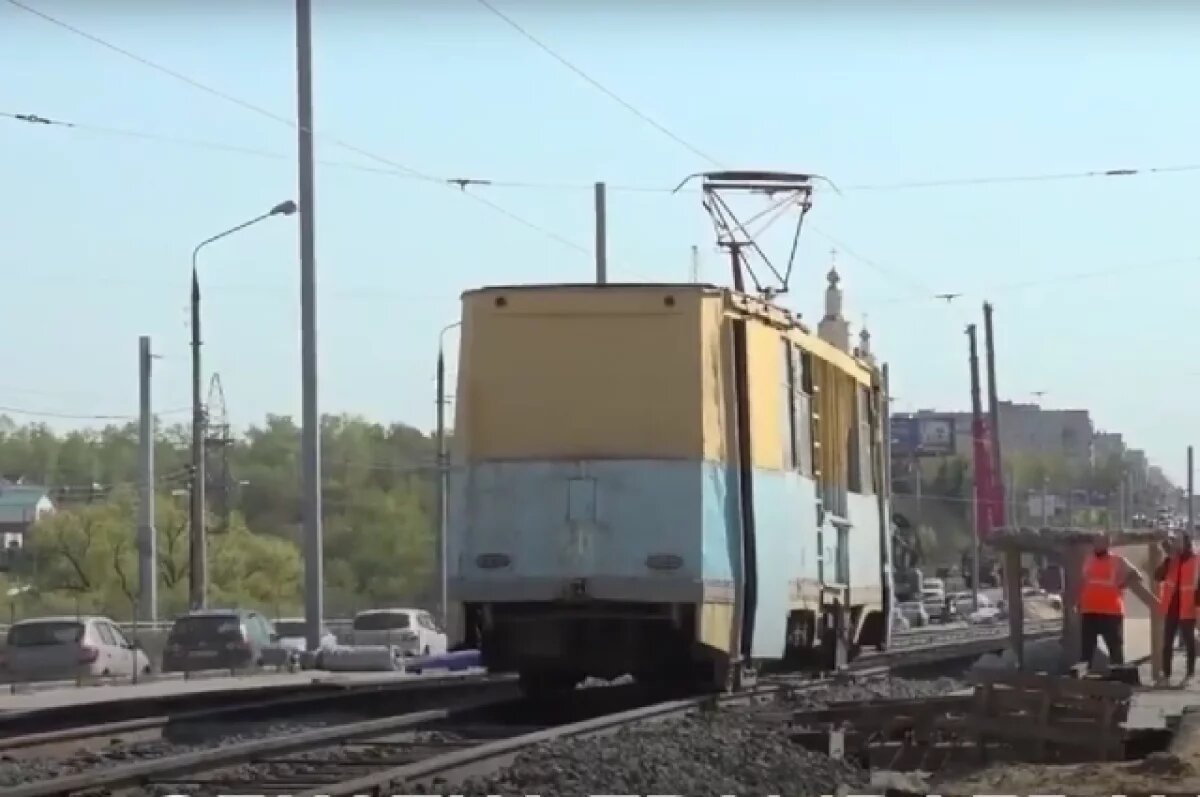    В Ульяновске началась обкатка трамваев по «минаевскому» мосту