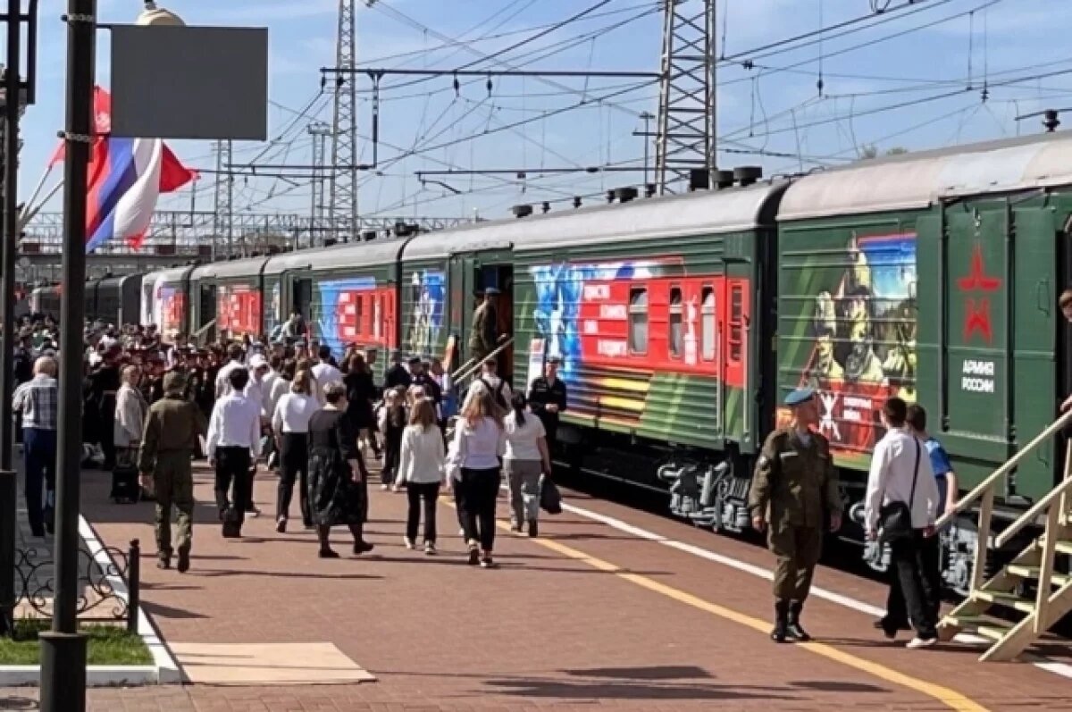    Уникальный поезд-музей прибудет в Воронеж 27 апреля