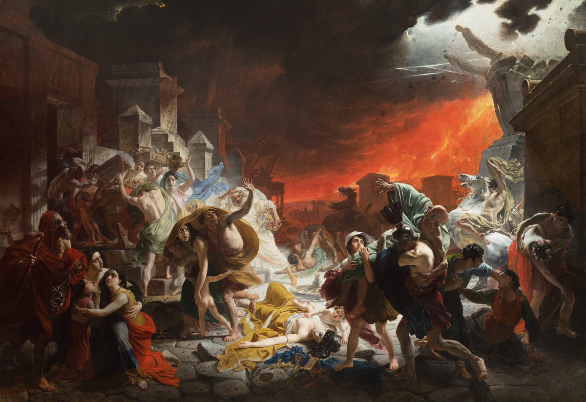 «Последний день Помпеи», Карл Брюллов. 1833 г.