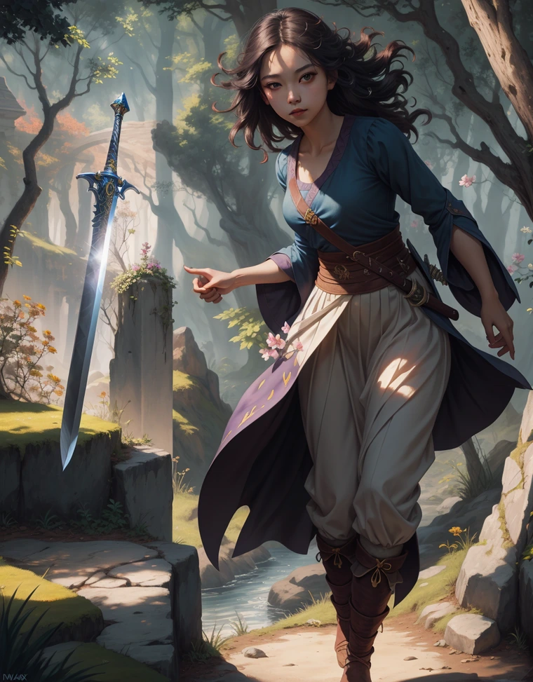 Армамансер из ДнД, управляющий мечом (арт dandwiki.com).