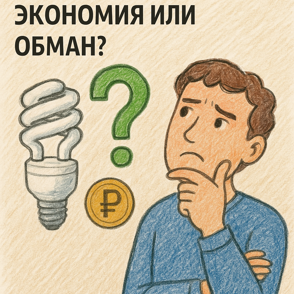 Энергосберегающие лампочки: экономия или обман?