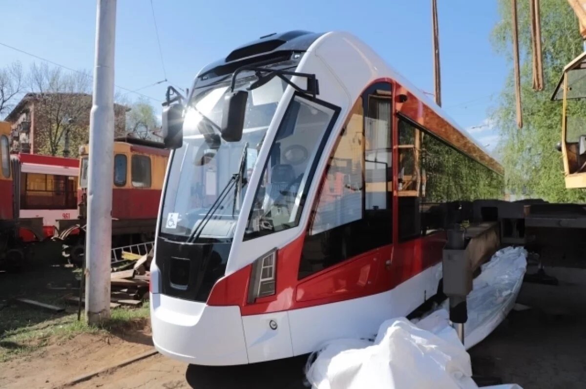    В Самару прибыли еще три односекционных трамвая «Львенок»