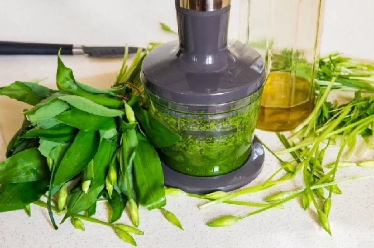    Черемша в ход идет вся — и листья, и стебли.