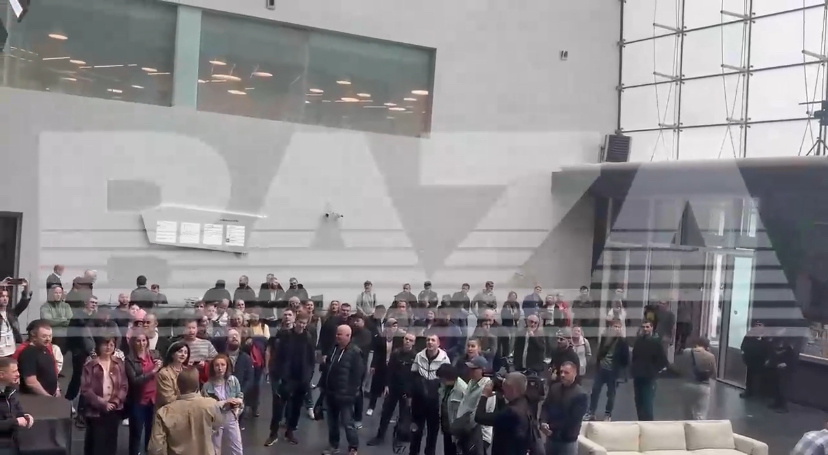 Забастовка у офиса Wildberries 