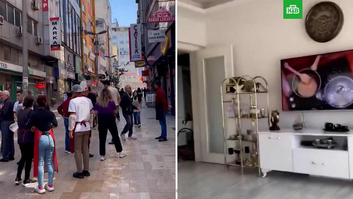    Появились кадры землетрясения магнитудой 6,2 в Стамбуле