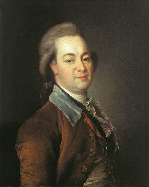 Дмитрий Левицкий. Портрет Александра Васильевича Храповицкого 1781г. Третьяковская галерея.