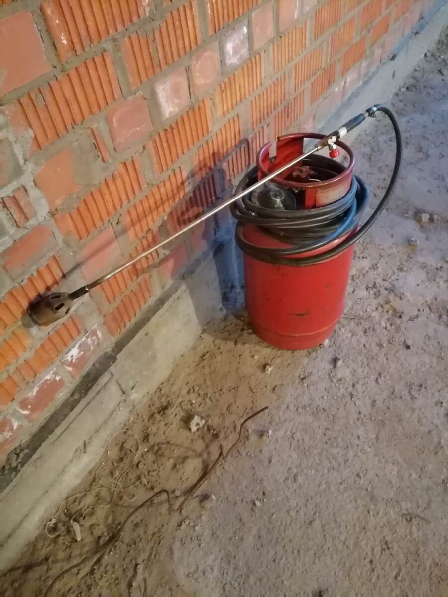 Газовый боллон с горелкой