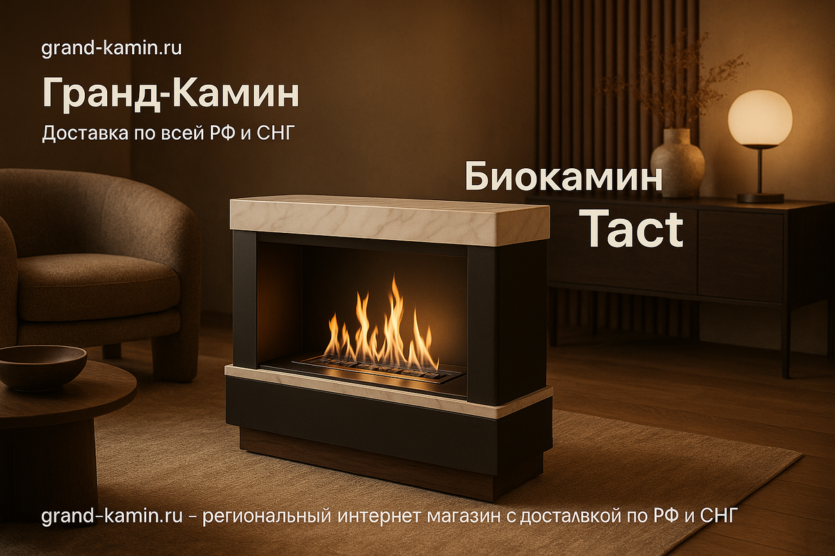    Как сделать ваш дом уютнее с биокамином Tact: секреты, советы и эксклюзивные предложения от Grand-Kamin Kamin