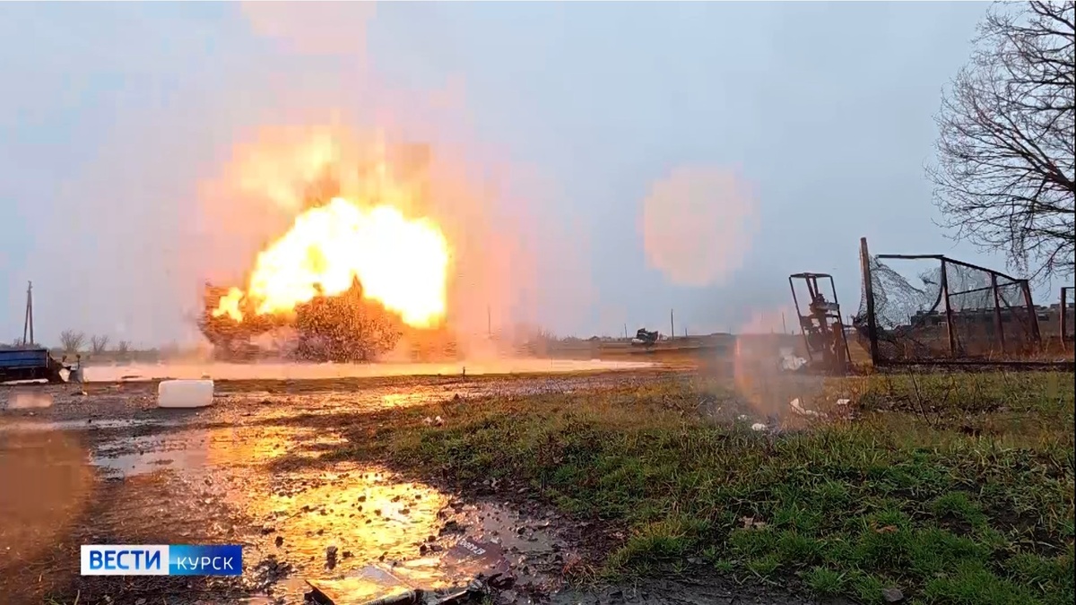    В курском приграничье начали работу саперы МЧС России