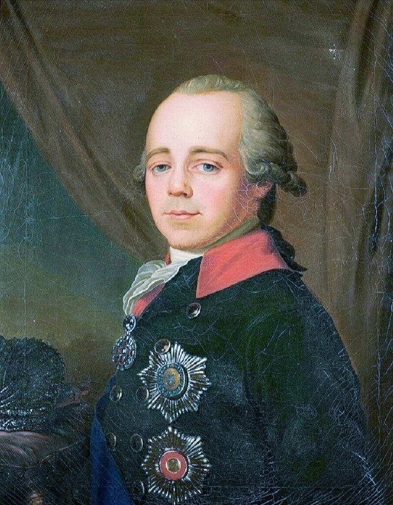 Портрет Императора Павла I кисти Йоханна Баптиста Лампи. Замковый музей в городе Евер. Нижняя Саксония. Бывшем личном владении Екатерины, а позже герцогов Ольденбургских