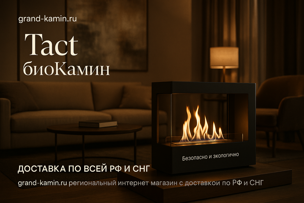    Биокамин Tact: как создать уют и стиль в вашем доме с помощью простого решения Kamin