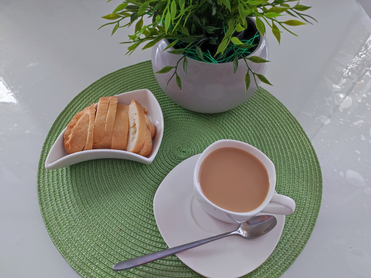 Успеваю выпить чашечку кофе 