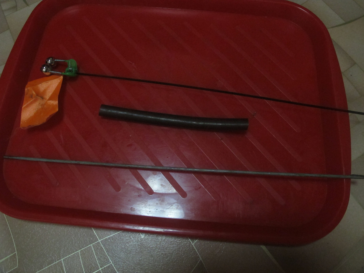 Электрод, флажок, силиконовая трубка