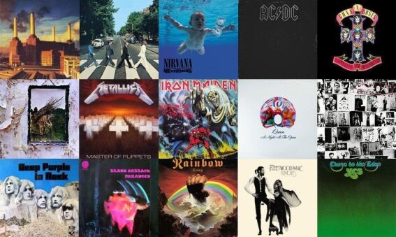 Некоторые рассматриваемые рок-альбомы