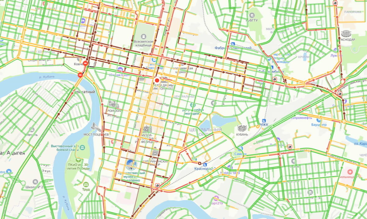    Скриншот сервиса «Яндекс Карты»