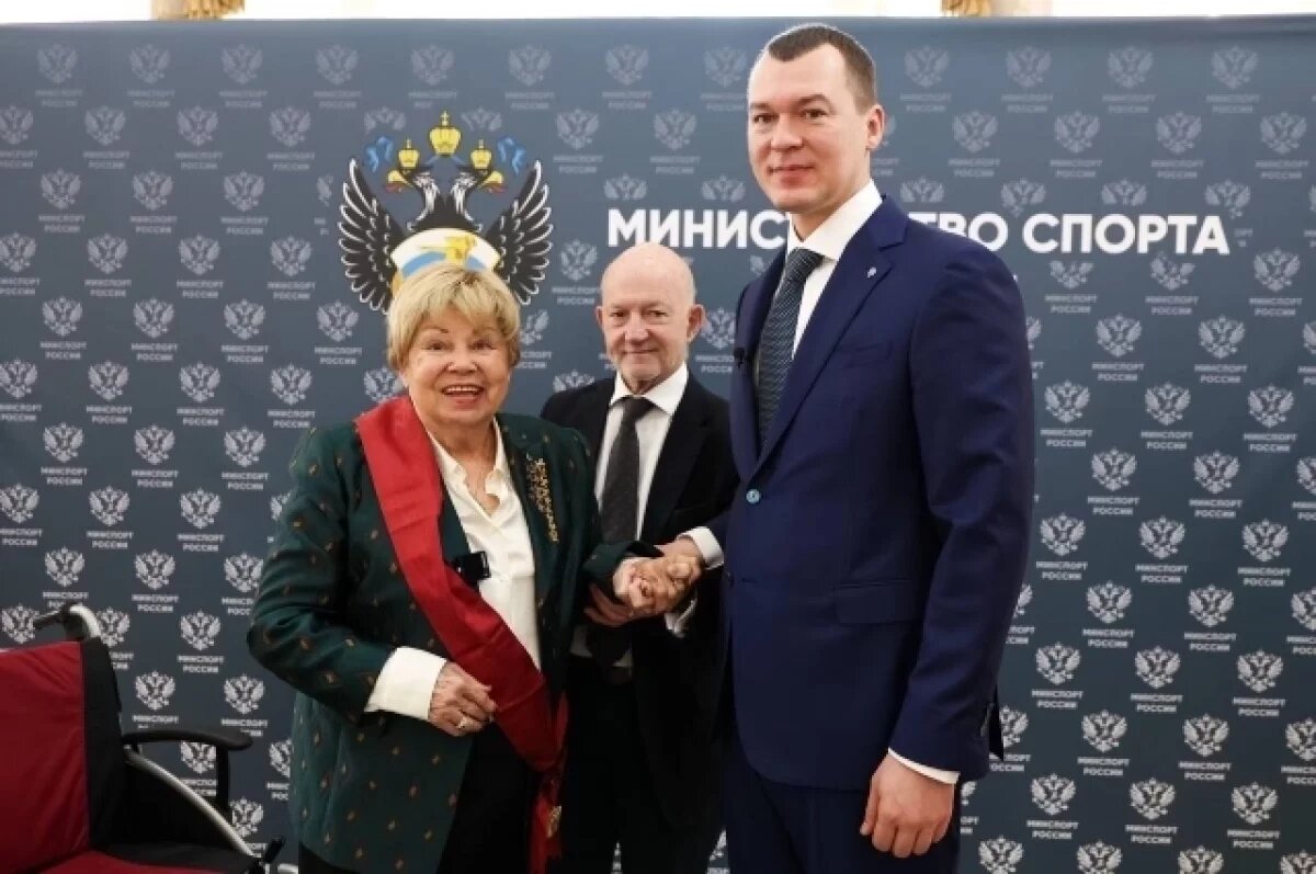    Ларисе Латыниной вручили орден «За заслуги перед Отечеством» l степени