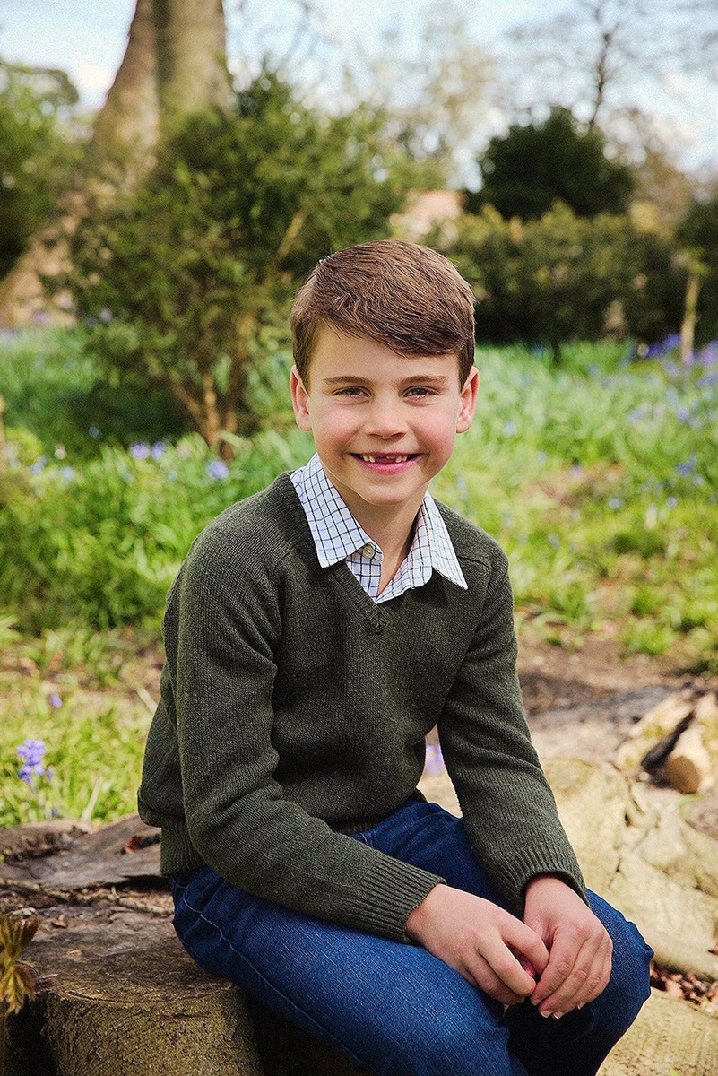 Новый портрет принца Луи в честь его семилетия