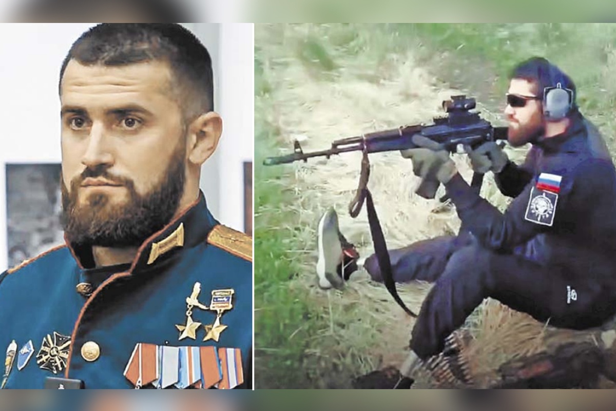    Даже лишившись ног, Магомед твердо решил остаться в армии. Научился передвигаться на протезах и сейчас на полигоне тренирует штурмовиков. / Министерство обороны РФ