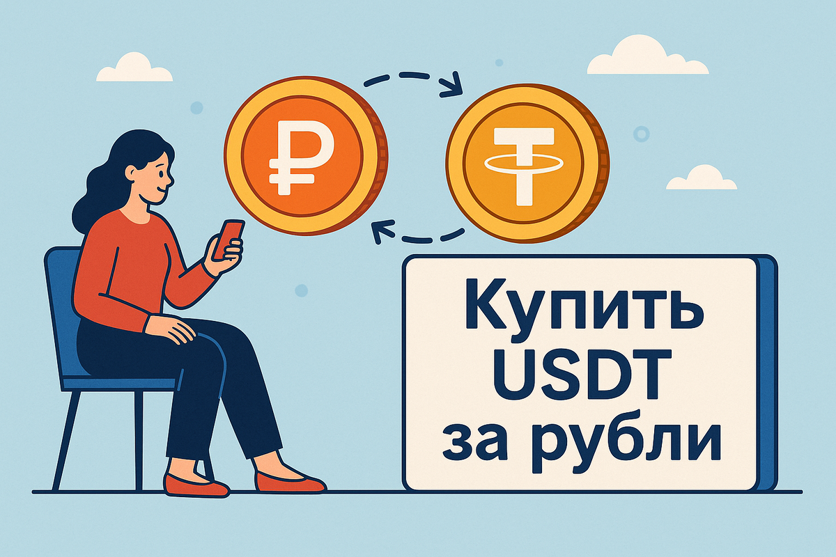 Обмен рублей на крипту