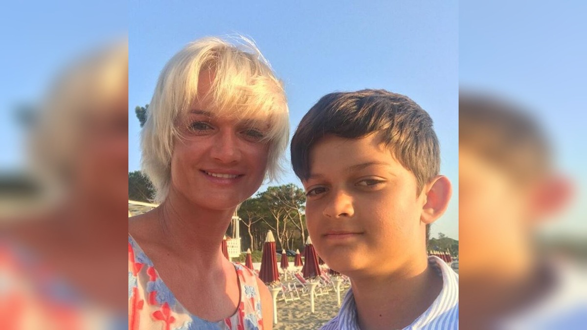 Светлана Хоркина с сыном Святославом от Кирилла Шубского