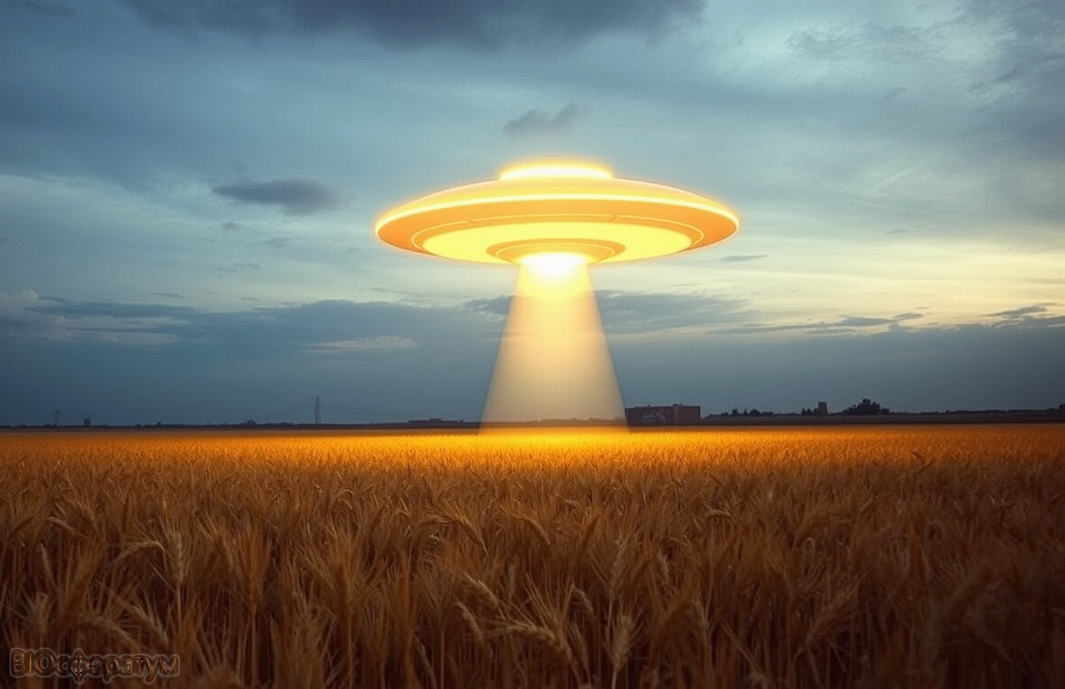 Увидели в небе необычное явление.