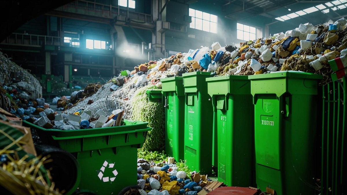 
Вторсырьё. Фото сгенерировано нейросетью «GigaChat»