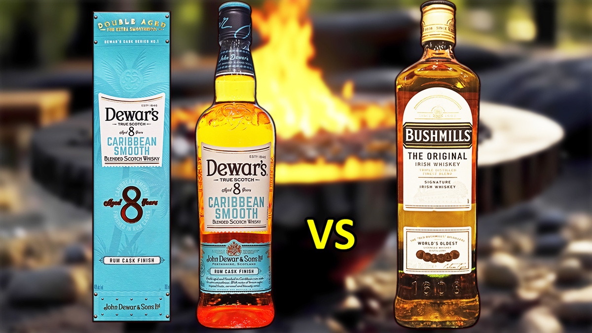 Виски Dewar's Caribbean Smooth 8 vs Bushmills Original
