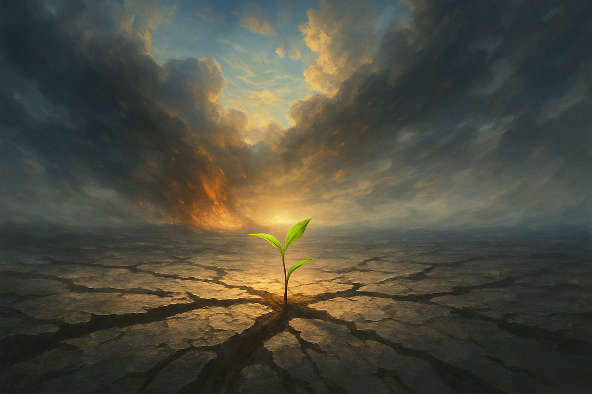 В самых разрушительных моментах начинается пробуждение — росток надежды среди хаоса.