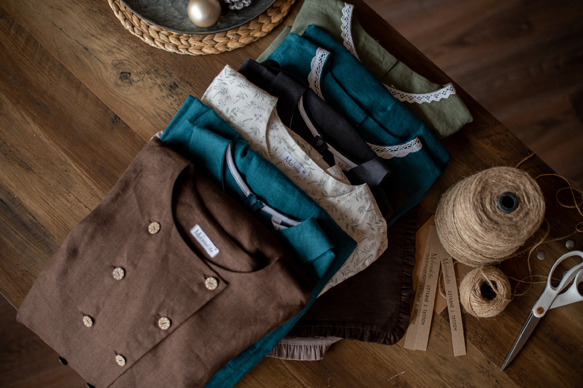 Льняные платья от российского бренда Molinialife