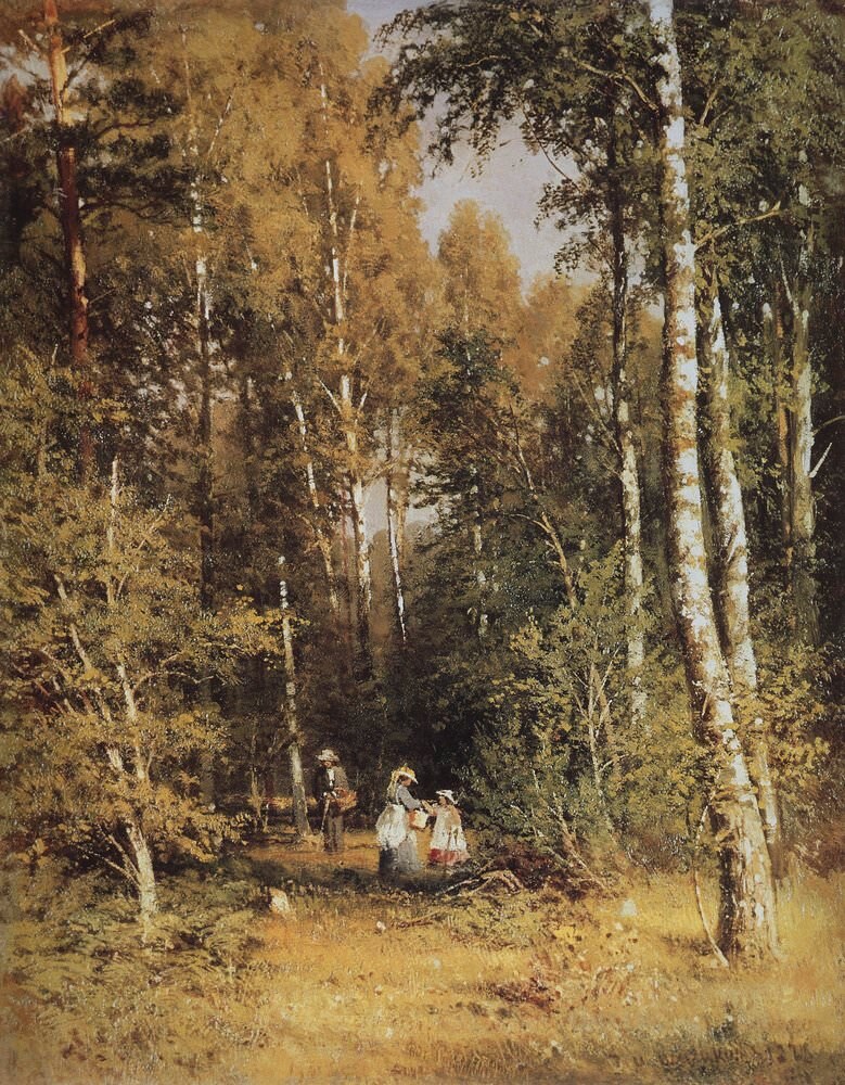 Иван Иванович Шишкин "Березовая роща", 1878 год.