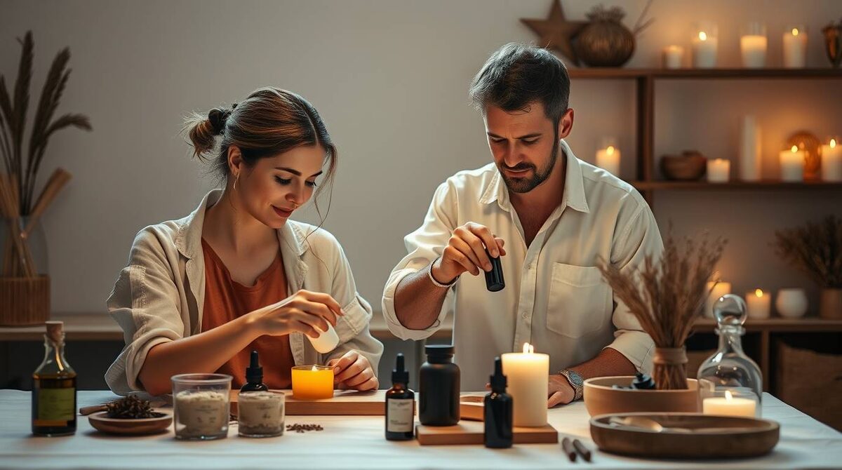 Настоящая магия происходит, когда двое создают вместе – когда воск встречается с пламенем, когда талант сплетается с вдохновением, когда сердца находят друг друга в танце ароматов и воспоминаний. 🕯️✨