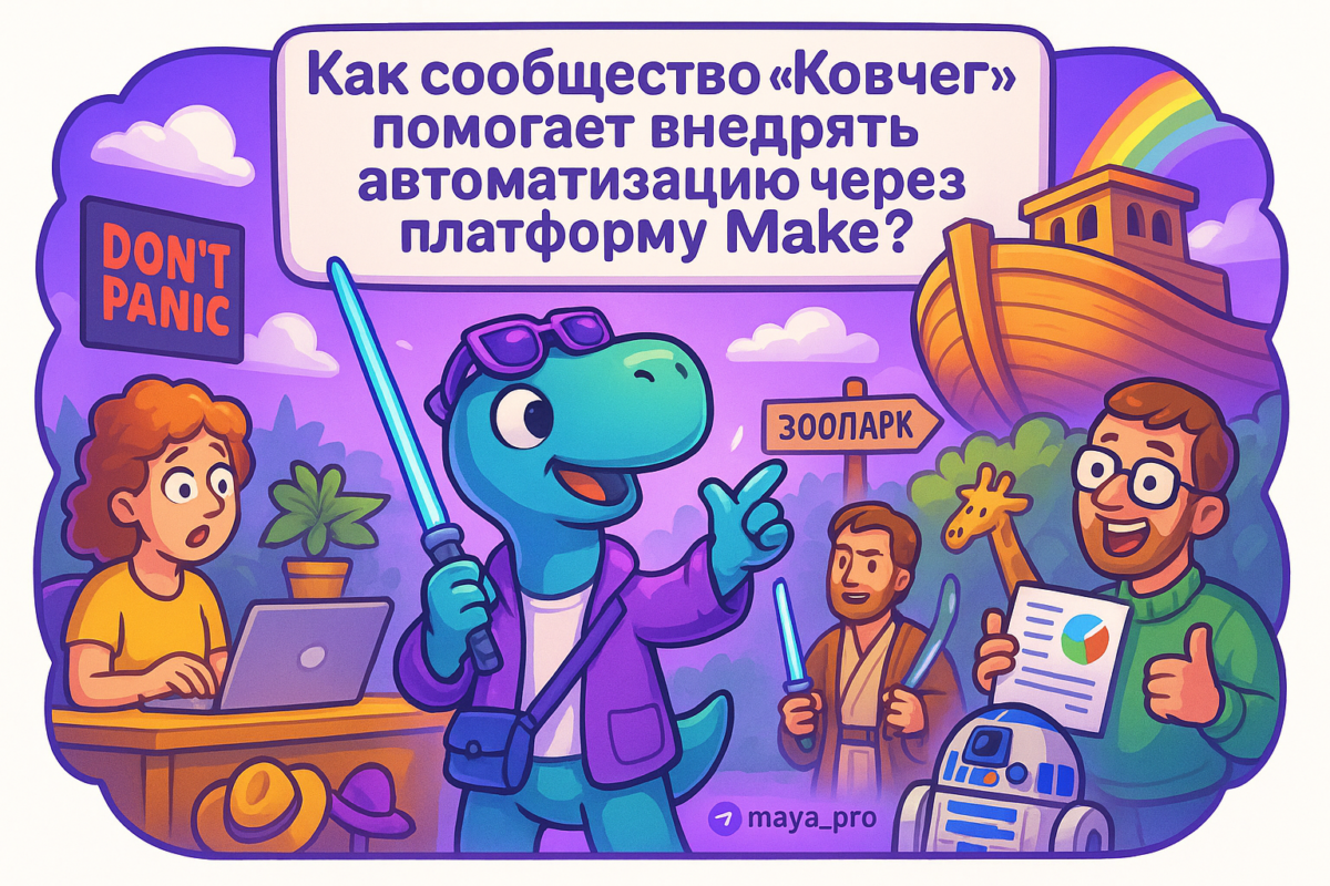    Как автоматизация через платформу Make.com и сообщество "Ковчег" меняют правила игры в бизнесе Артур Хорошев