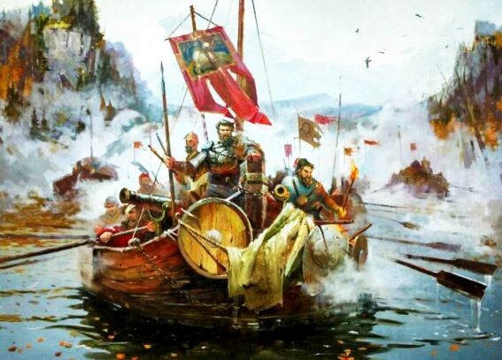 Русские казаки идут на освоение Сибири