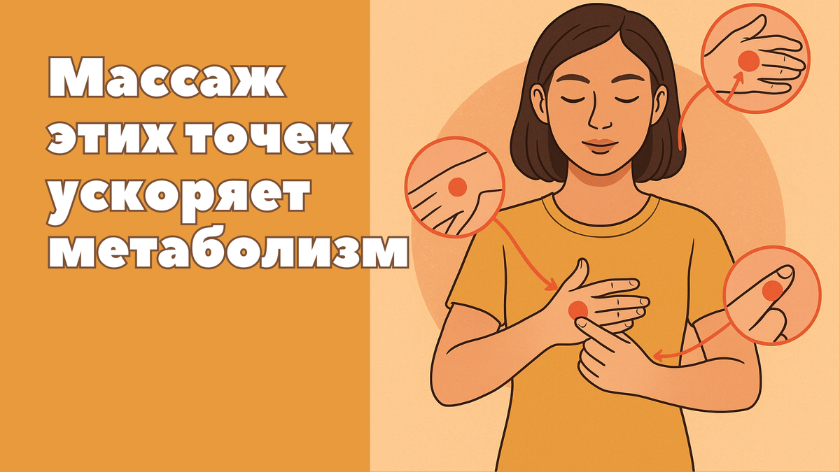 Массаж этих точек ускоряет метаболизм