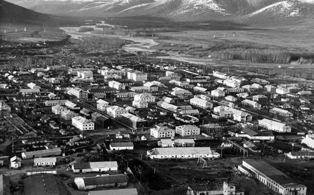 Фото: Усть-Омчуг первой половины 60-х годов ХХ-го века