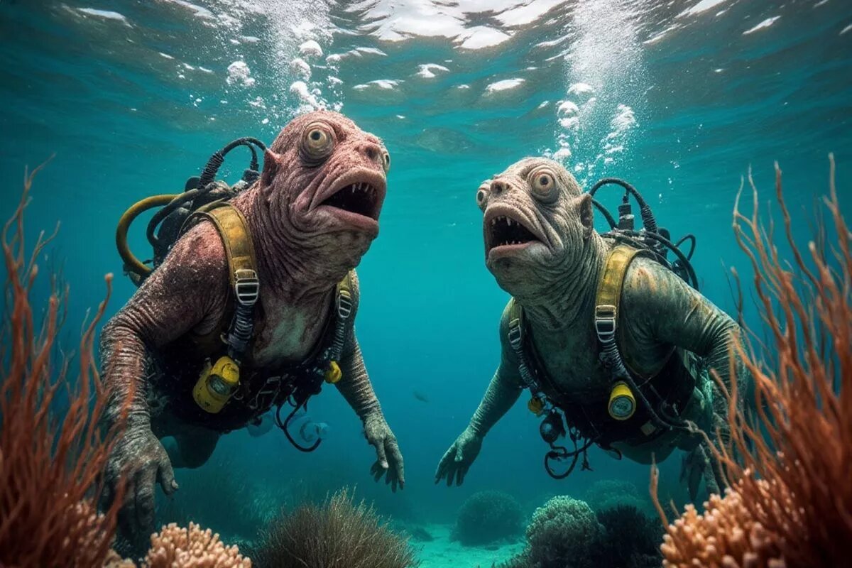 Об озере Толока в Славянске-на-Кубани ходит немало городских легенд. Будто в нем завелись «полтергейсты».
Фото: Нейросеть shedevrum.ai