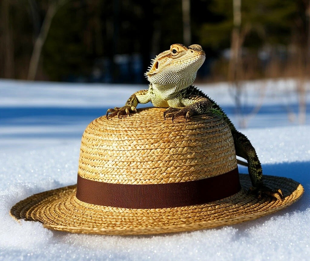 Шедеврум наверное скрестил ящерицу с крокодилом