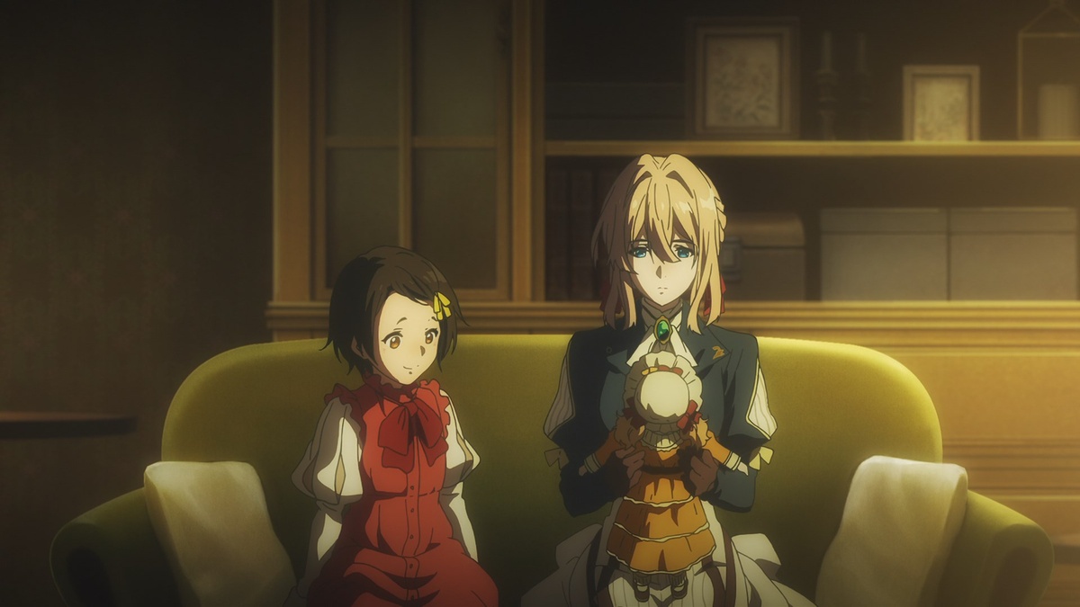    Кадр из аниме «Вайолет Эвергарден»Кинопоиск