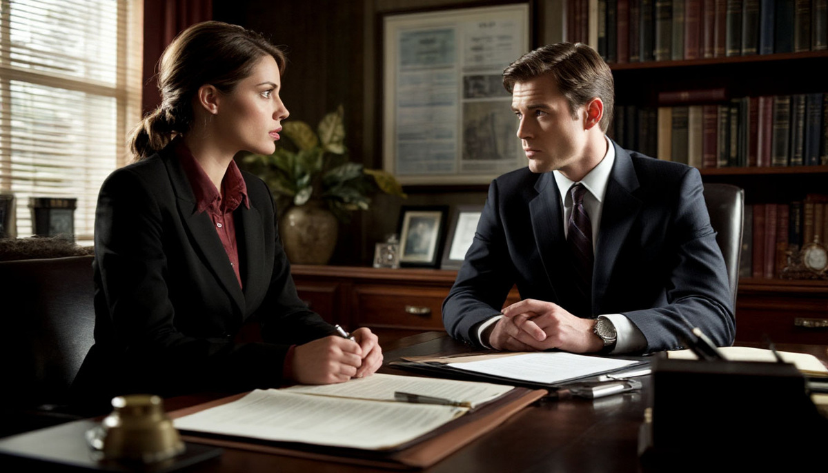 в кабинете у следователя